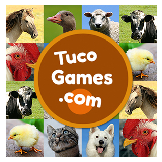 Free memory matching card game easy level for seniors: Farm animals