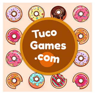 Memory game for adults easy level to play online: Donuts
