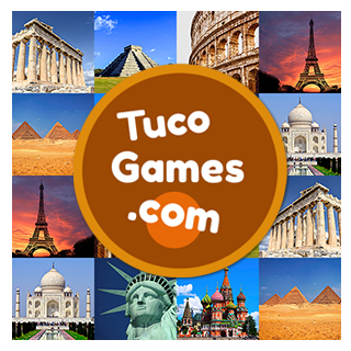 Memory game for adults: Monuments. Free online matching pairs game for seniors