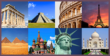 Monuments Visual Memory Game