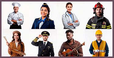 Professions Visual Memory Game