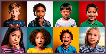 Expressions Visual Memory Game
