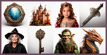 Fairy Tales Visual Memory Game