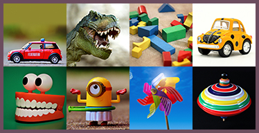 Toys Visual Memory Game