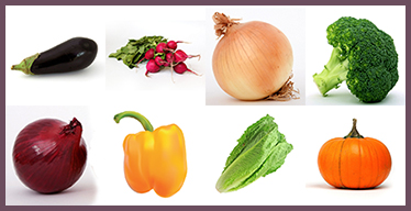 Vegetables Visual Memory Game