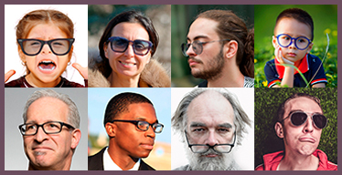 Glasses Visual Memory Game